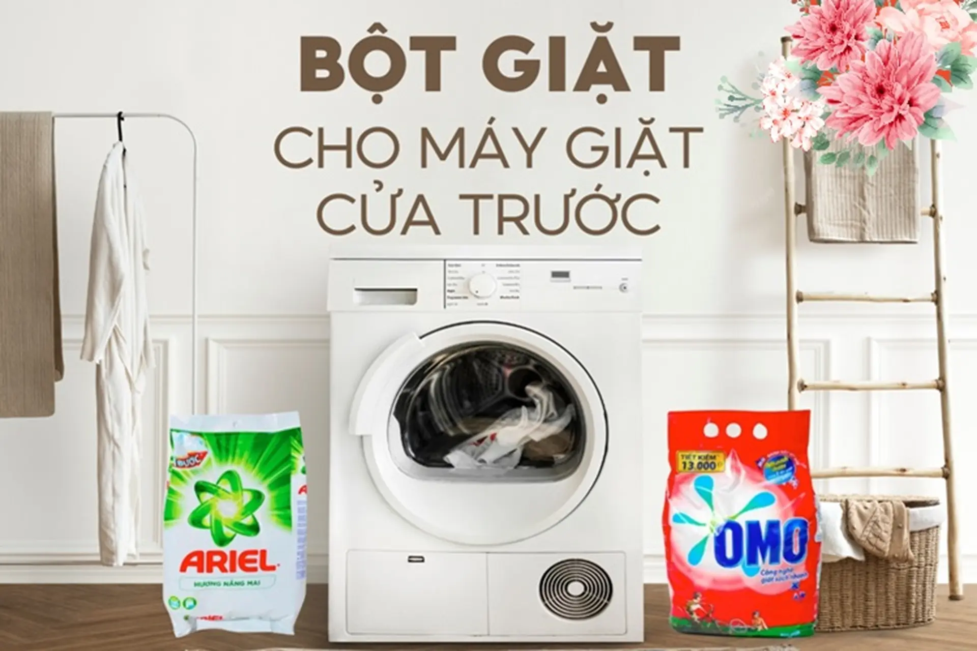 Sử dụng đúng loại bột giặt/nước giặt HE cho máy giặt LG