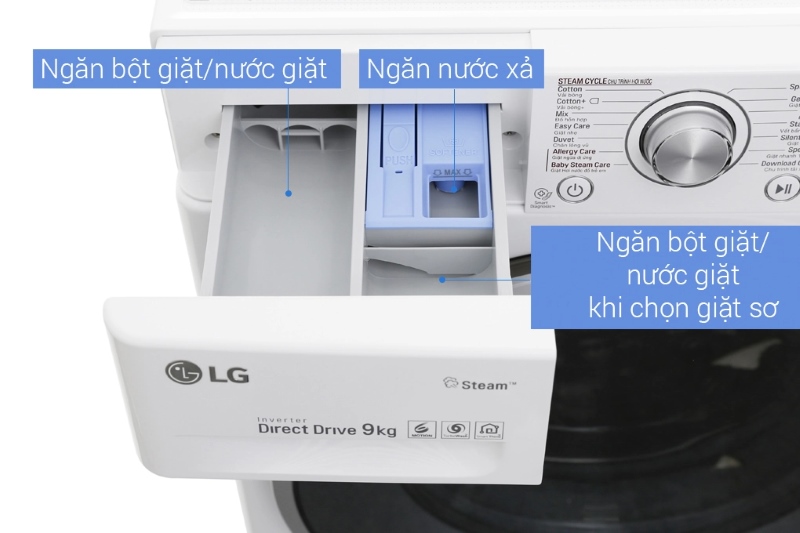 Chọn đúng loại bột giặt chuyên dụng cho máy giặt LG