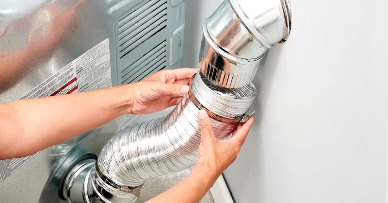 Lắp đặt ống thông hơi máy sấy LG đúng cách để tránh đọng nước