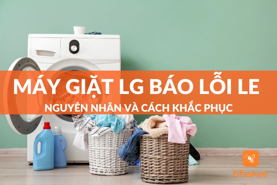 Máy giặt LG báo lỗi LE