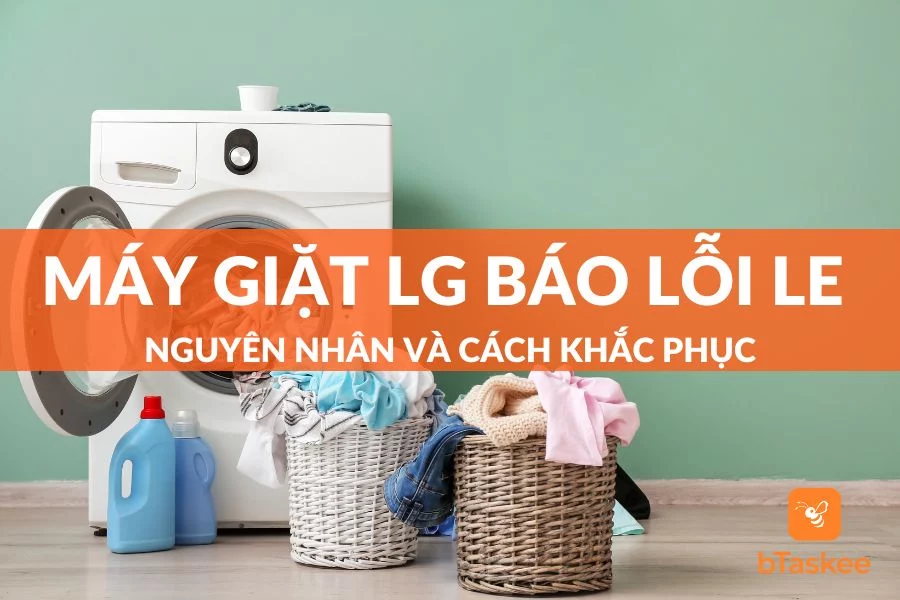 Lỗi LE máy giặt LG