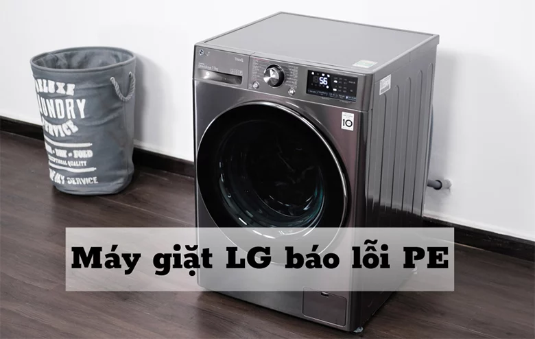 Máy giặt LG báo lỗi PE