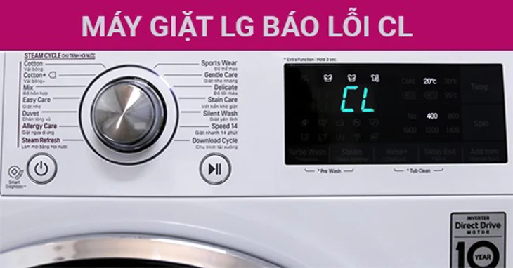 Máy Giặt LG Báo Lỗi CL
