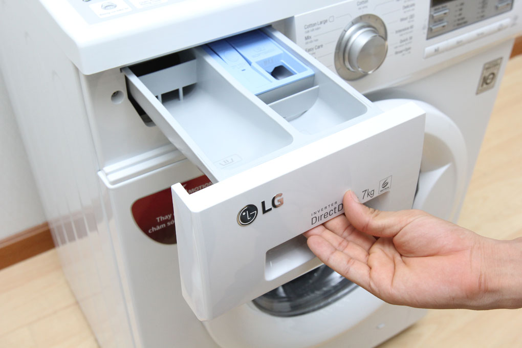 Máy giặt LG không xả nước xả vải