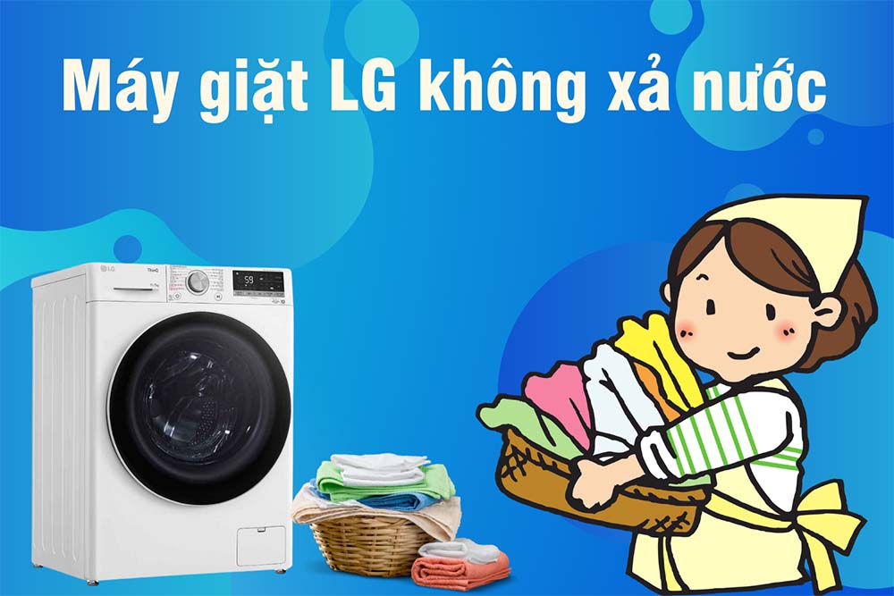Máy giặt LG không xả nước