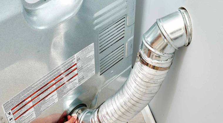 Ống thông hơi máy sấy LG chảy nước