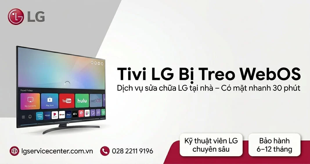 Tivi LG bị treo webos