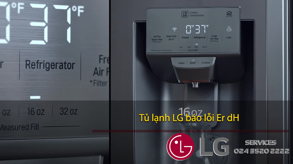 Tủ lạnh LG báo lỗi Er HS