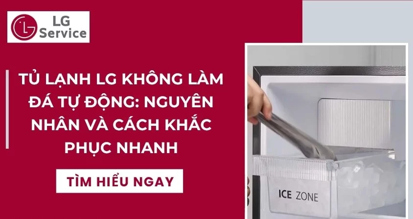 Tủ lạnh LG side by side không làm đá