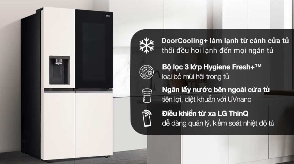 Tủ lạnh LG Side by Side với ngăn mát không đủ lạnh